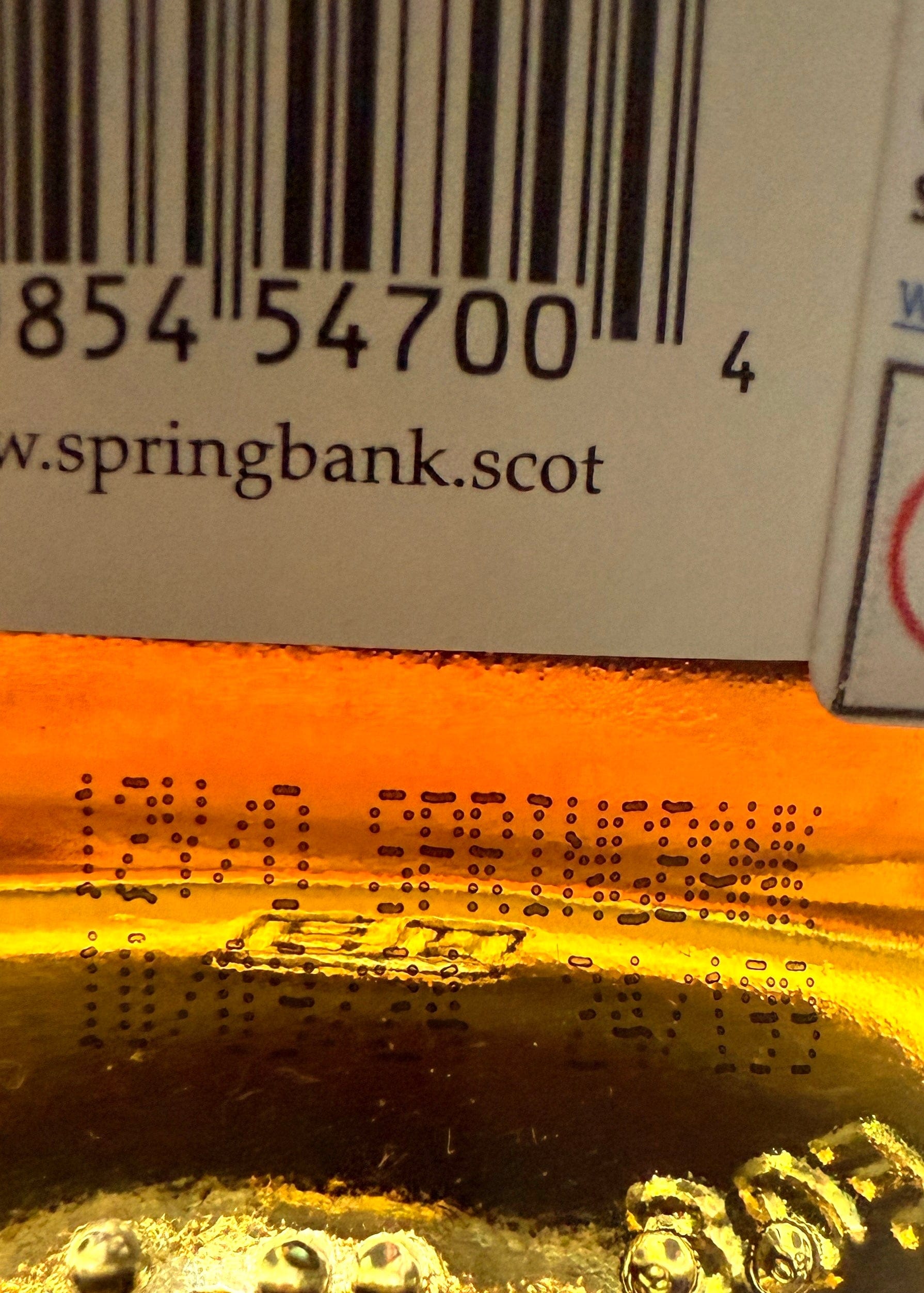 Horny Pony Springbank 12yo 2024 Cask Strength Batch 26 24/199 56.2%ABV 30ml