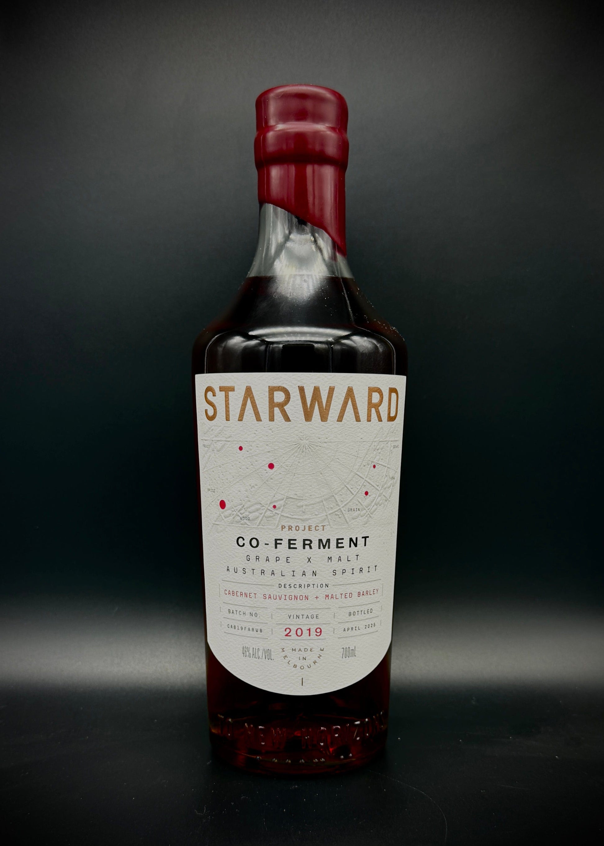 Horny Pony  Starward Coferment Grape x Malt Australian Spirit 46%ABV 30ml