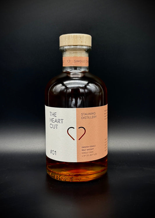 Horny Pony  Stauning Madeira Wine Finish The Heart Cut #1 Single Malt Danish Whisky 52%ABV 30ml