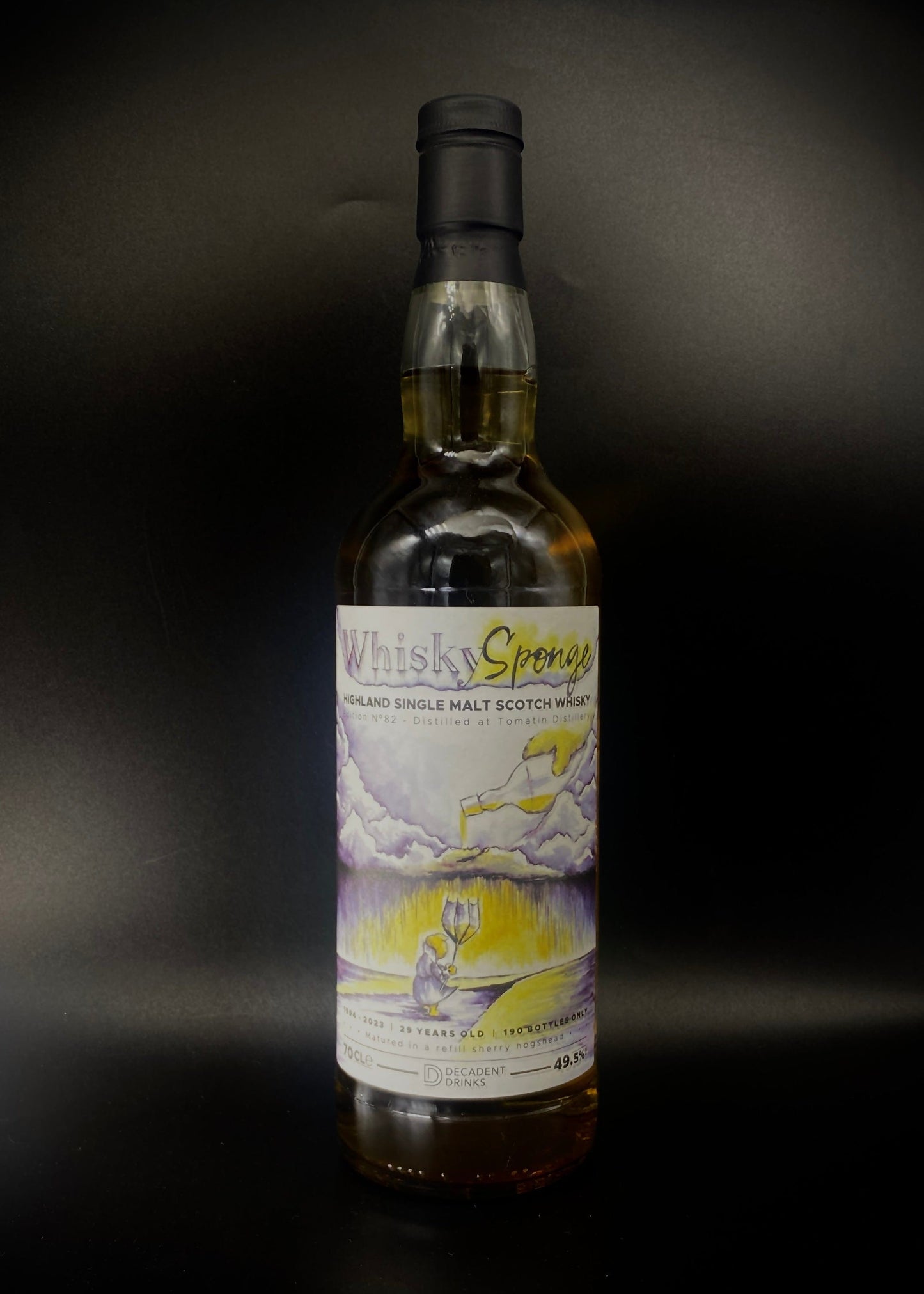 Horny Pony  Tomatin 1994 29y/o The Whisky Sponge Ed. 82 49.5%ABV 15ml / 30ml