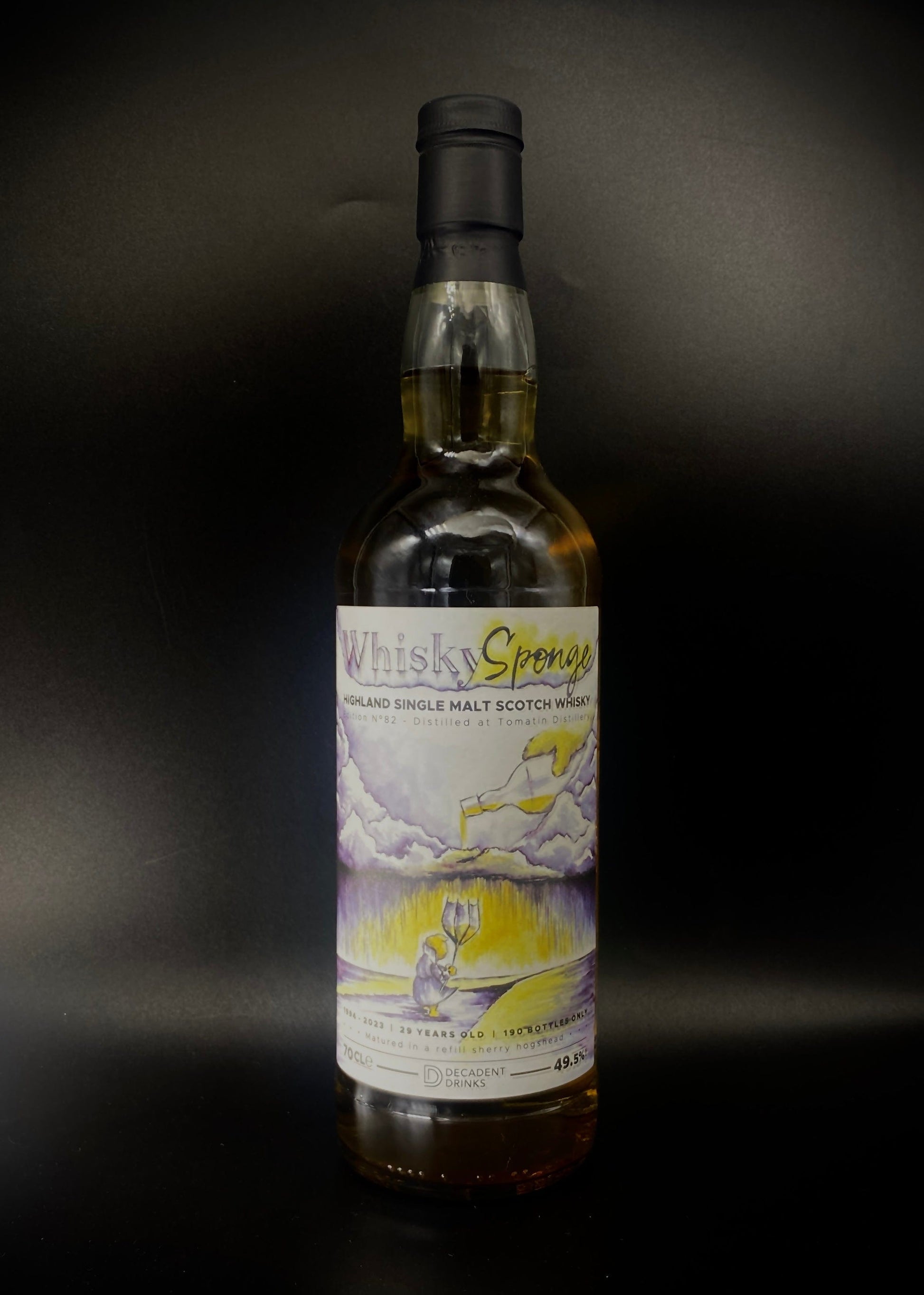 Horny Pony  Tomatin 1994 29y/o The Whisky Sponge Ed. 82 49.5%ABV 15ml / 30ml