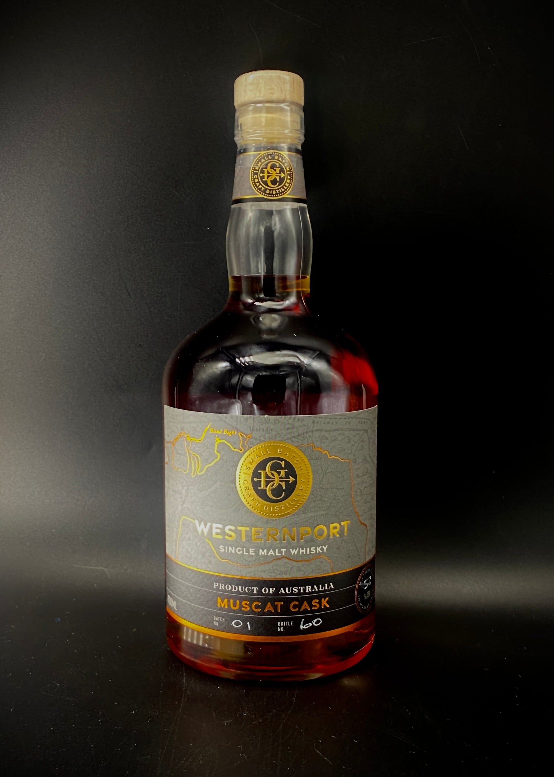 Horny Pony  Westernport Single Malt Whiskey Muscat Cask 50%ABV 30ml