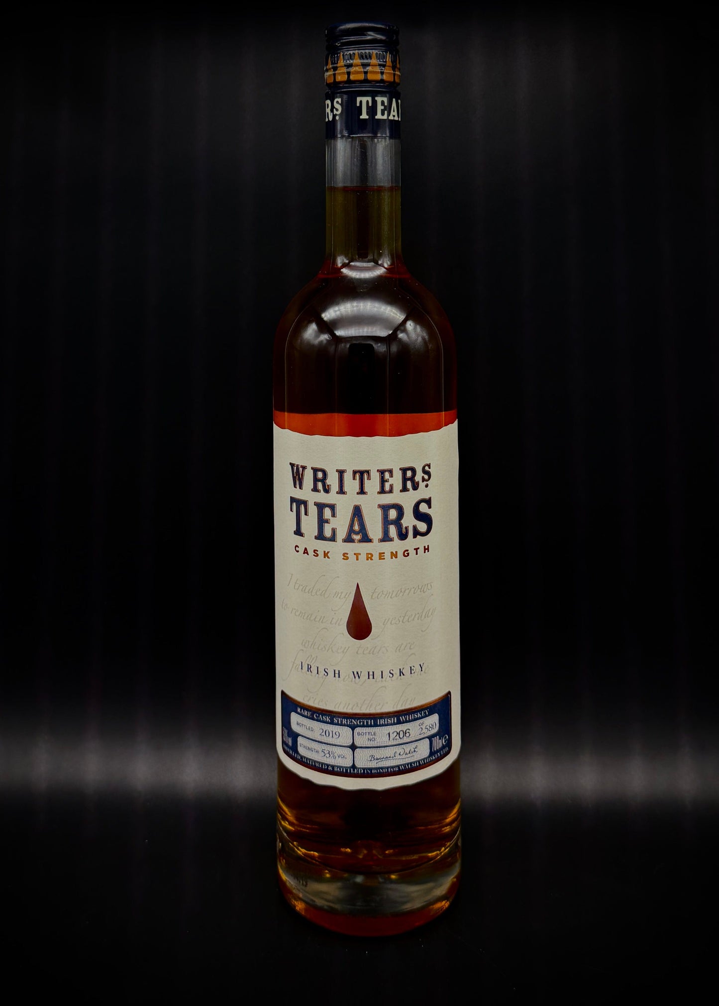 Horny Pony  Writer's Tears Cask Strength 2019 Irish Whiskey 53%Abv 30ml