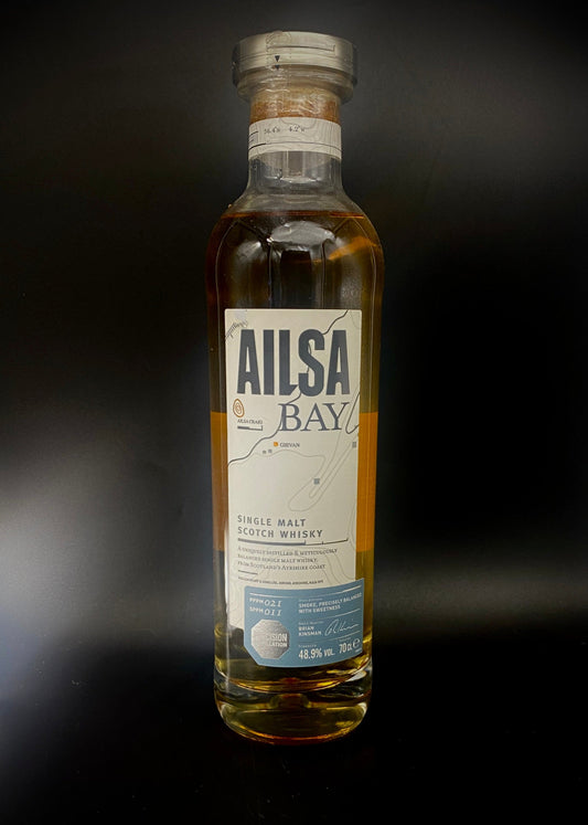 Horny Pony  Ailsa Bay NAS Single Malt Whisky First Release 48.9%ABV 30ml
