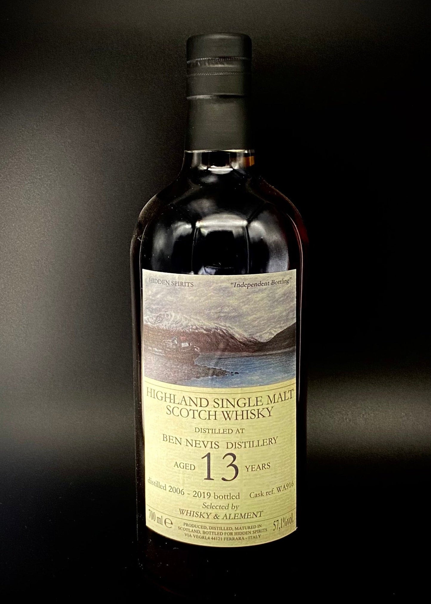 Horny Pony  Ben Nevis 13 - Hidden Spirits Selected by Whisky & Alement -  57.1% - 30ml