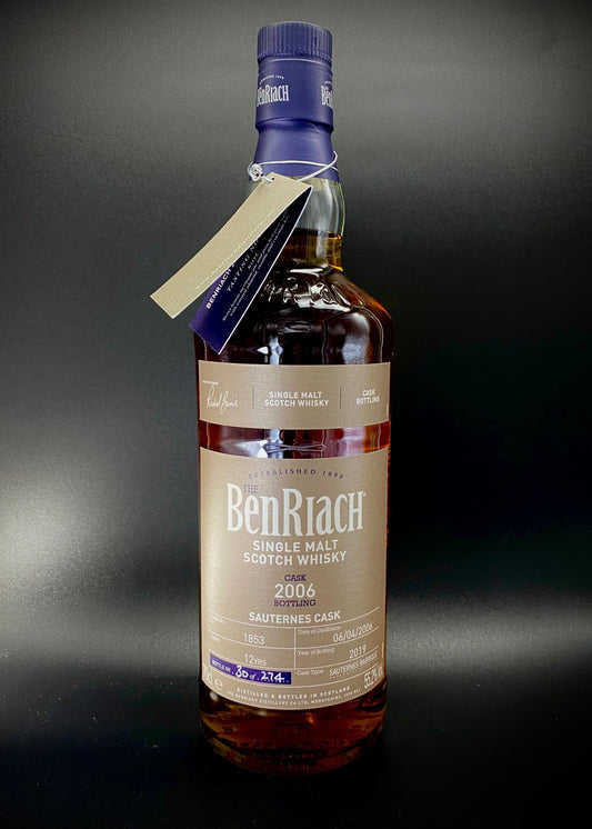 Horny Pony  BenRiach 2006 Batch 16 Sauternes Cask 1853 55.2% -30ml