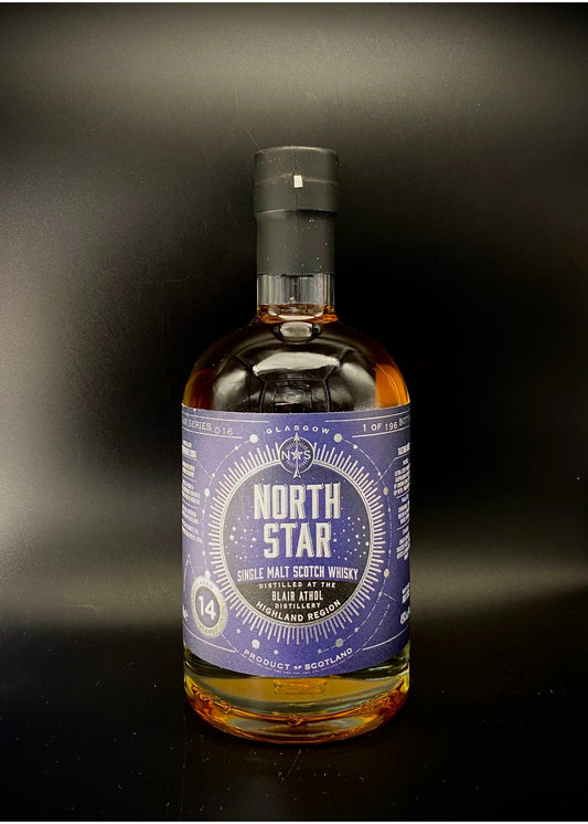 Horny Pony  Blair Athol 14y/o Mezcal Finish - North Star 49%ABV 30ml