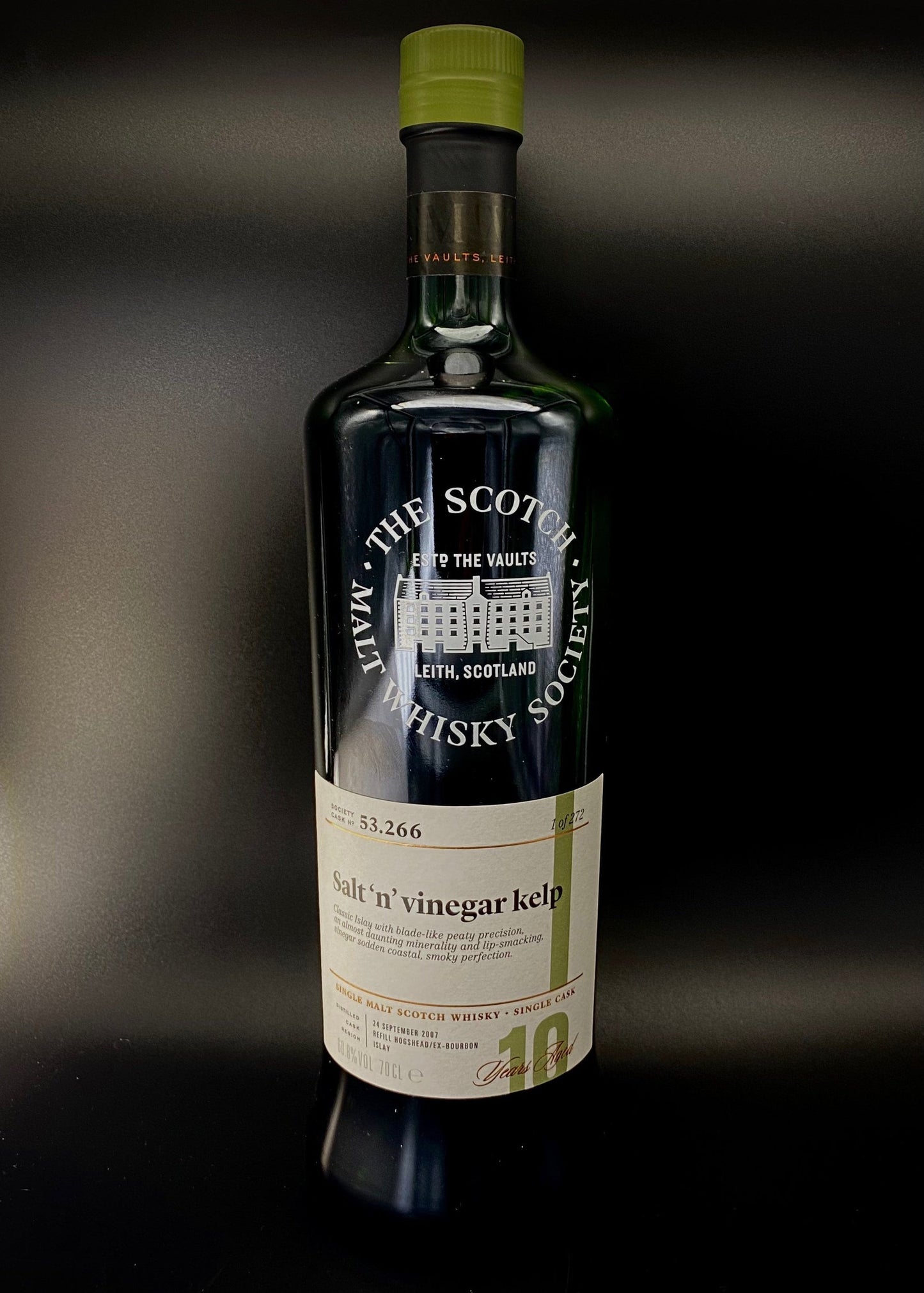 Horny Pony  Caol Ila 10 year old - SMWS 53.266 Salt and Vinegar Kelp - 60.8% ABV - 30ml