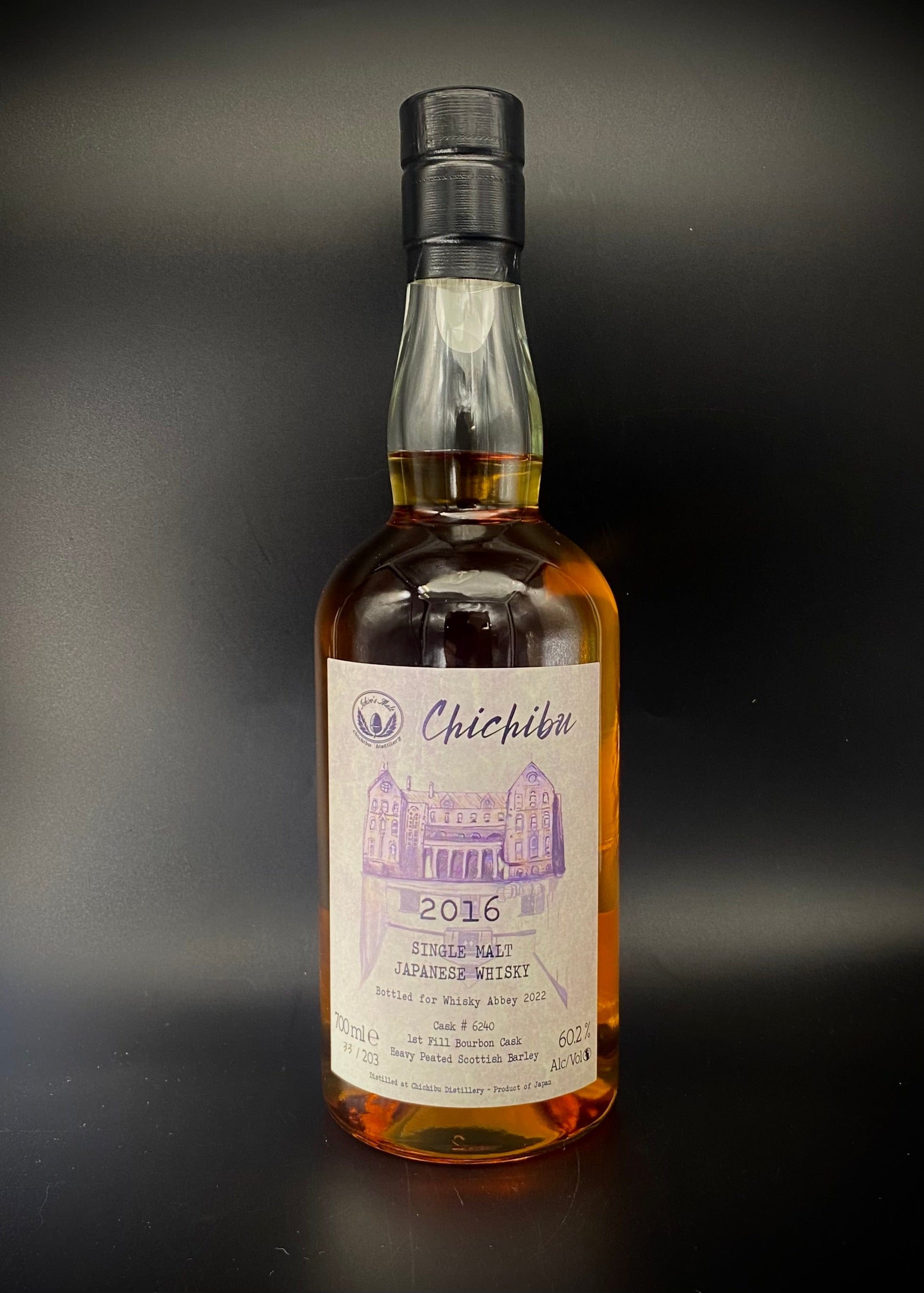 Horny Pony  Chichibu 2016 Cask#6240 Whisky Abbey 2022 60.2%abv 15ml / 30ml