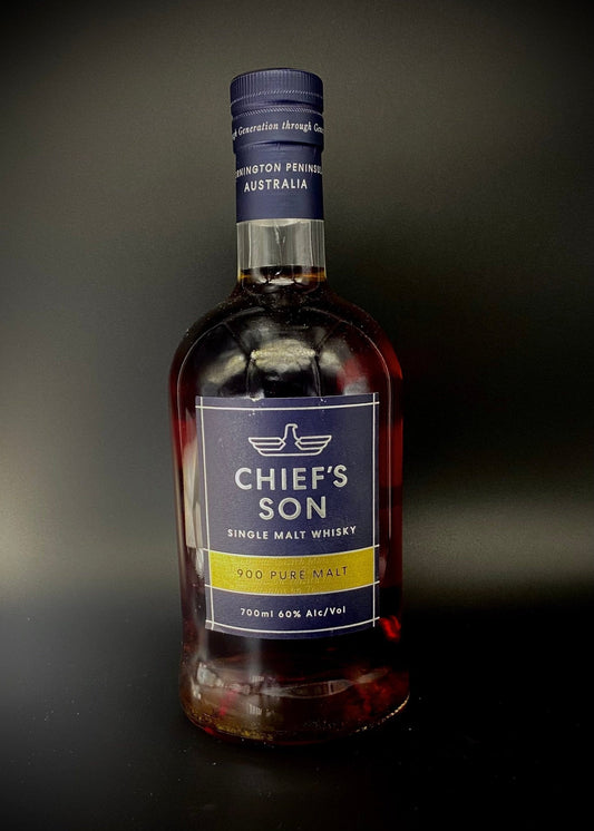 Horny Pony  Chief's Son 900 Pure Malt Cask Strength  - 60% ABV - 30ml / 50ml