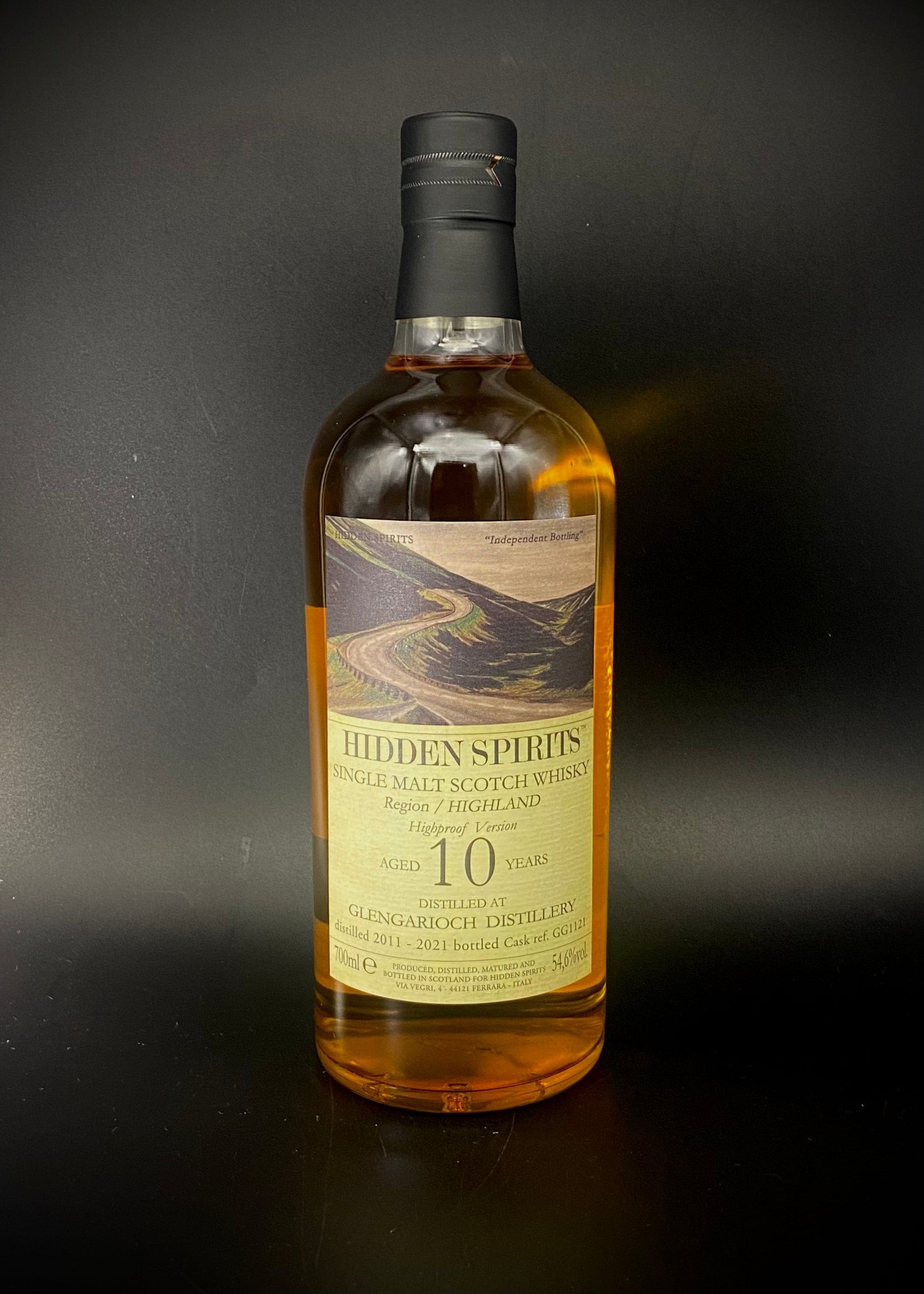 Horny Pony  Glen Garioch 10y/o Hidden Spirits 54.6%ABV 30ml