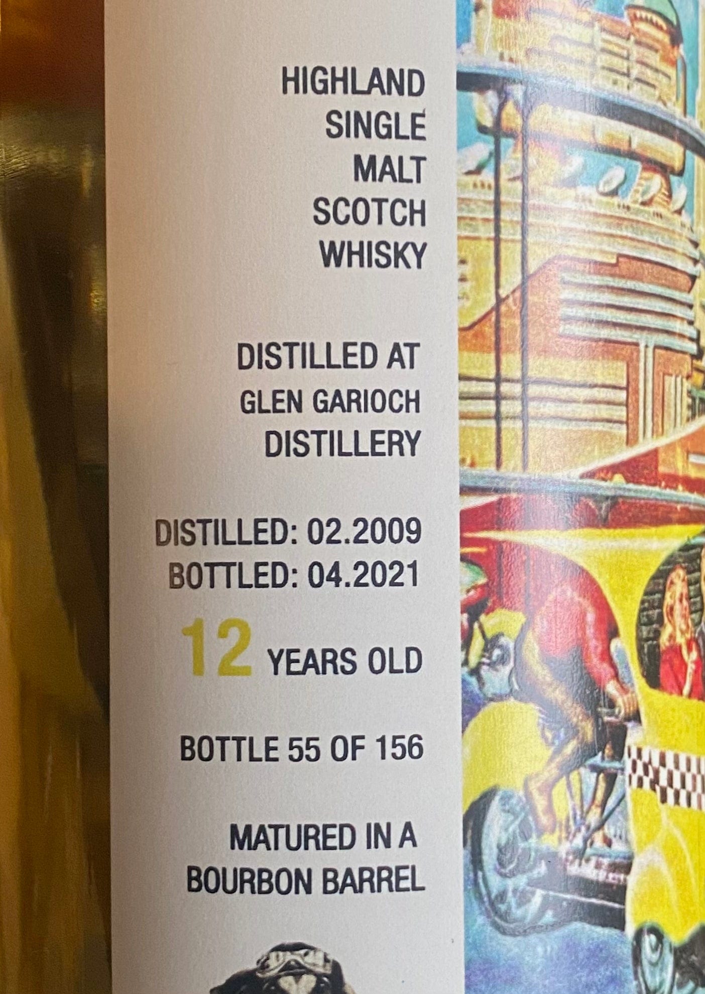 Horny Pony  Glen Garioch 12y/o East Village Whisky Company 53.2%ABV 30ml