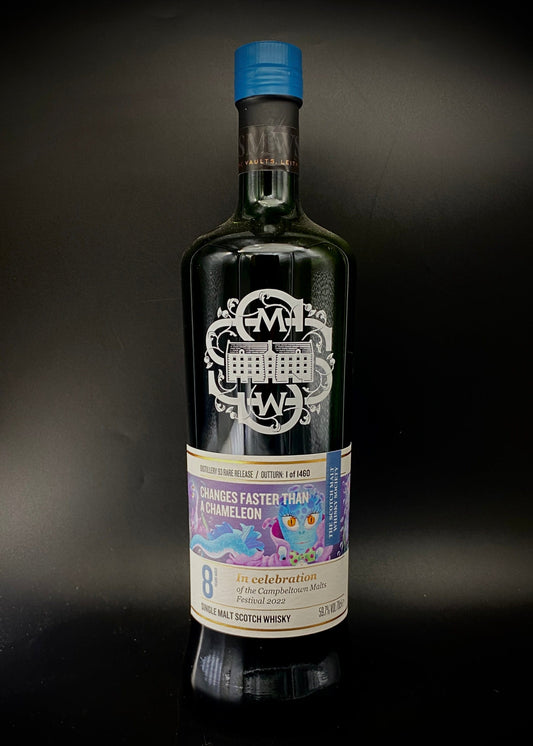 Horny Pony  Glen Scotia 8y/o SMWS 93 Rare Release 'Changes Faster than a Chameleon'  59.7%ABV 30ml