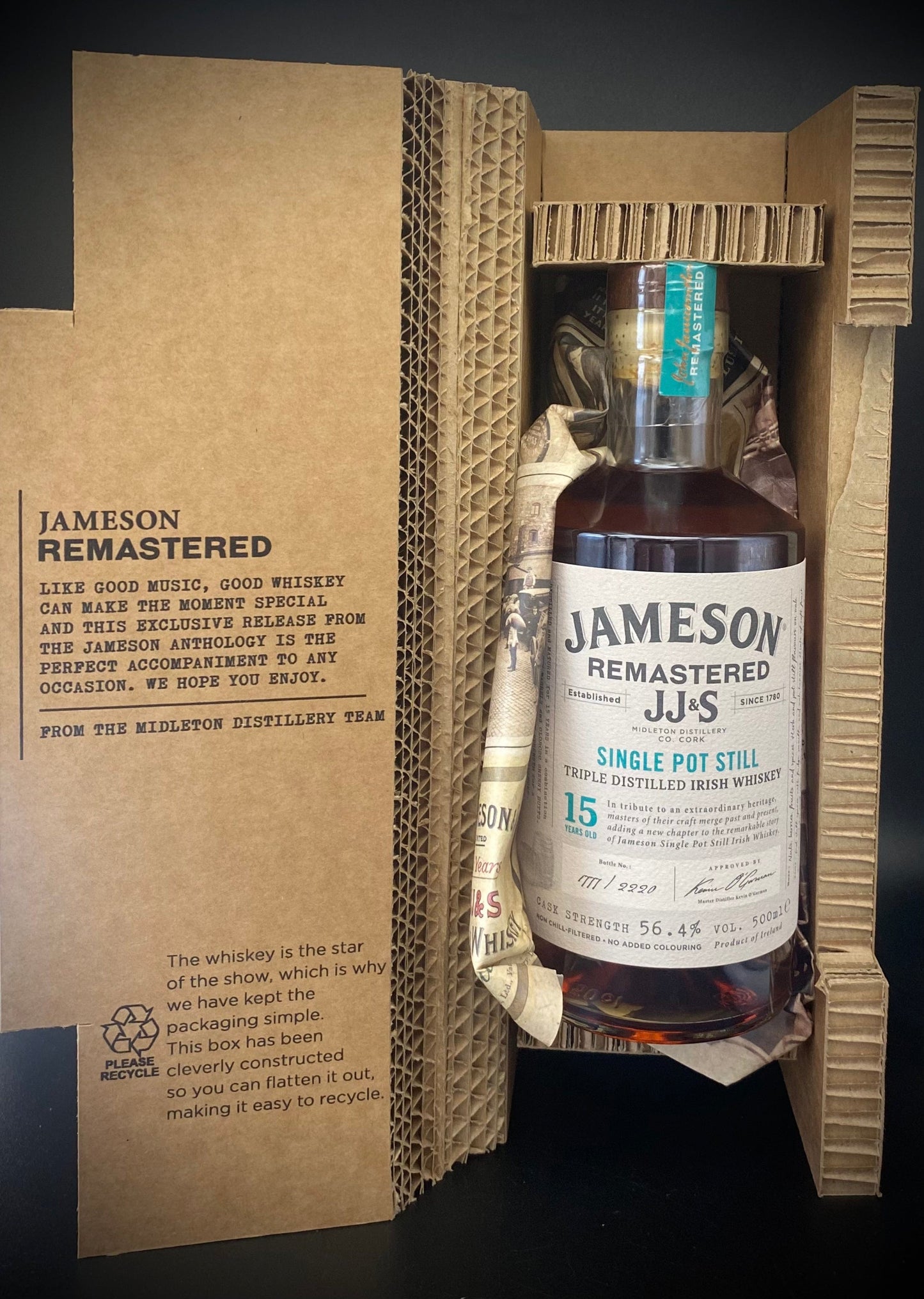 Horny Pony  Jameson 15y/o Remastered Single Pot Still Irish Whiskey 56.4%ABV 15ml/30ml