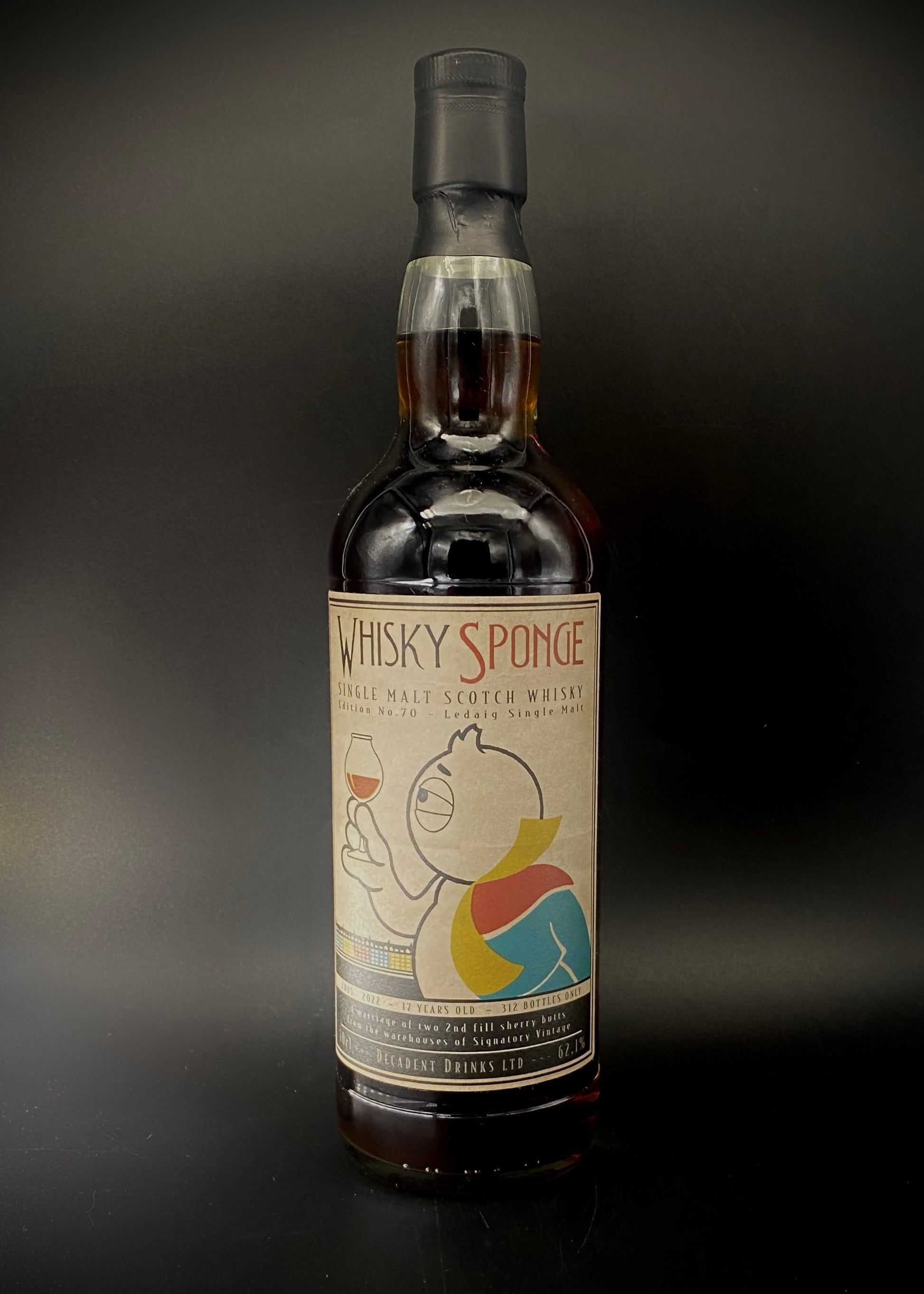 Horny Pony  Ledaig 17y/o 2005 The Whisky Sponge No.70 62.1%ABV 30ml