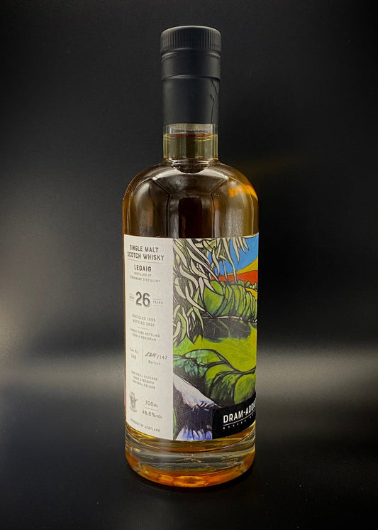 Horny Pony  Ledaig (unpeated) 26y/o 1995 Cask#148 Dram Addicts - 48.6%ABV - 30ml