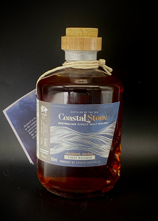 Horny Pony  Manly Spirits - Coastal Stone Elements Series First Release Shiraz Cask 46%ABV