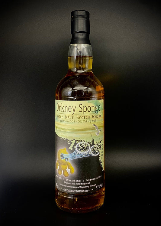 Horny Pony  OLD ORKNEY MALT 2006 ORKNEY SPONGE EDITION OO3