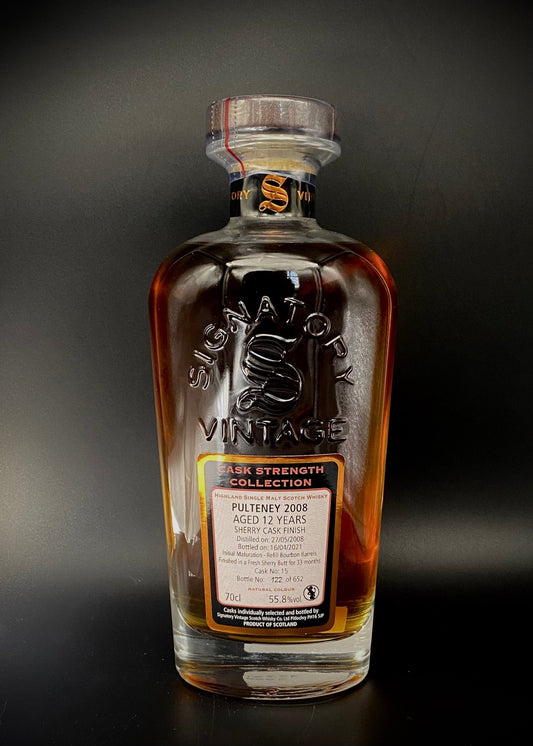 Horny Pony  Old Pulteney 2008 12 y/o Cask#15 - Signatory Vintage - 55.8%ABV - 30ml / 50ml