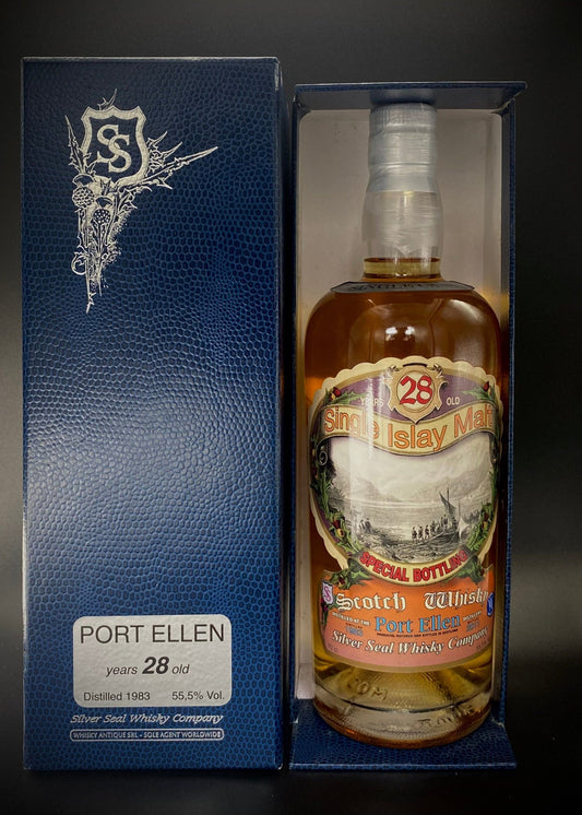 Horny Pony  Port Ellen 1983 28y/o Silver Seal 55.5%ABV 15ml / 30ml