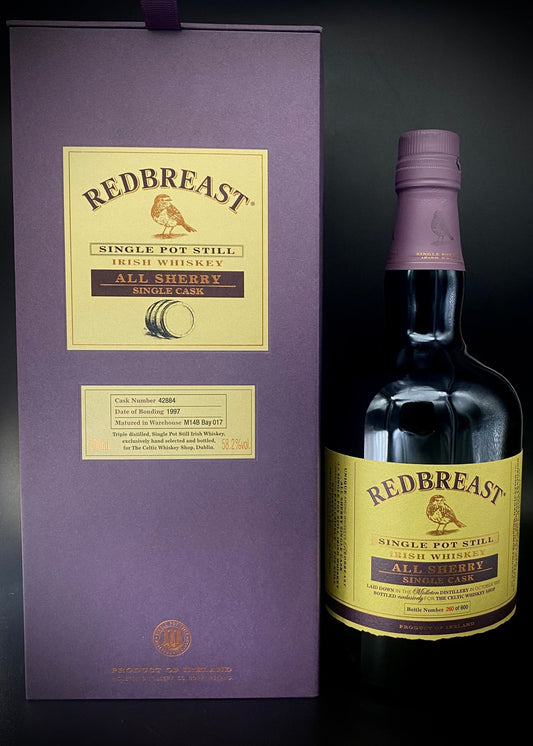 Horny Pony  Redbreast 1997 20y/o Single Cask 1st Fill Sherry Butt #42884 Irish Single Pot Still Whiskey 58.2% - 15ml / 30ml