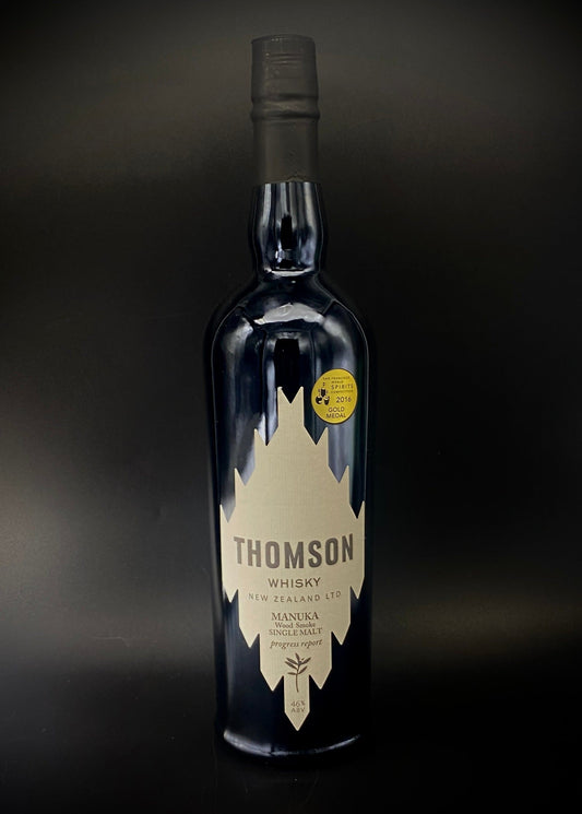 Horny Pony  Thomson Manuka Smoke ‘Progress Report’ New Zealand Single Malt Whisky 46%abv 30ml
