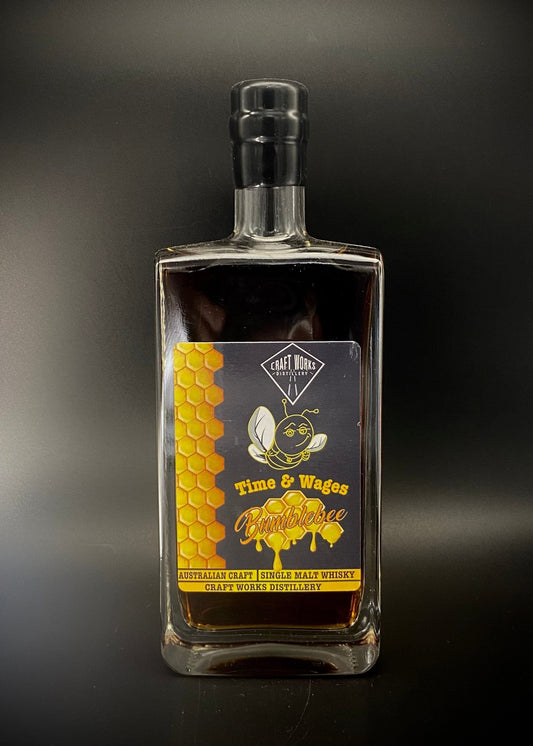 Horny Pony  Time & Wages Bumblebee - Craft Works Distillery - 62.1%ABV - 30ml