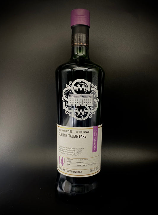 Horny Pony  Tormore 2007 SMWS 105.35 'Genuine Italian Fake' 58.5%ABV 30ml