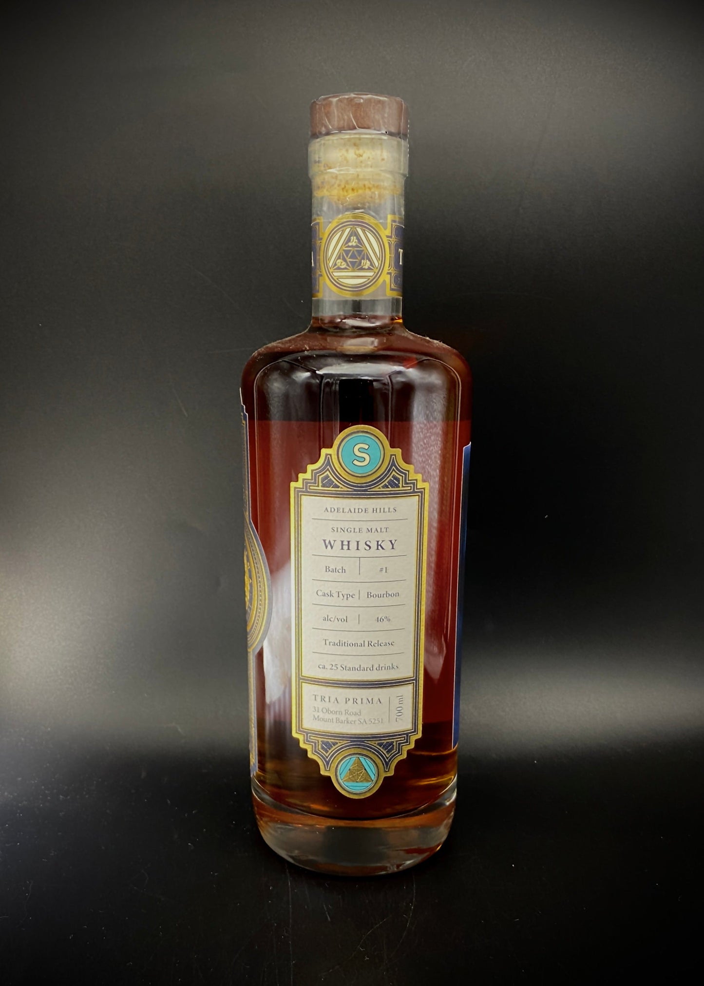 Horny Pony  Tria Prima 'the Shaman' Batch 1 Bourbon Cask 46%abv 30ml