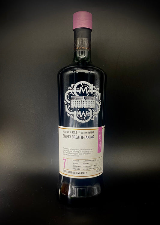 Horny Pony  West Cork Distillers 7y/o SMWS 150.2 'Simply breath taking' Irish Single Malt Whiskey 58.3%ABV 30ml